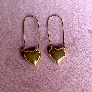 Safety pin earrings
